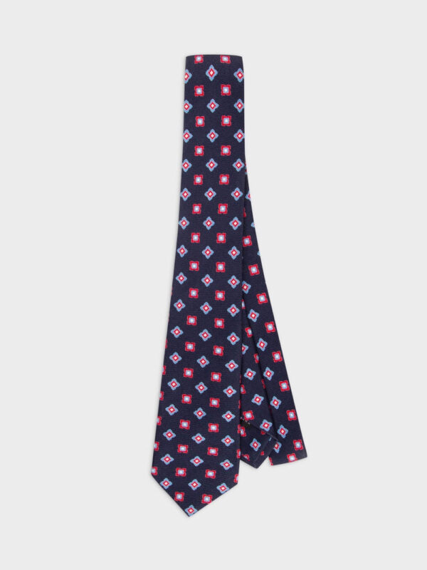 Шелковый галстук на подкладке