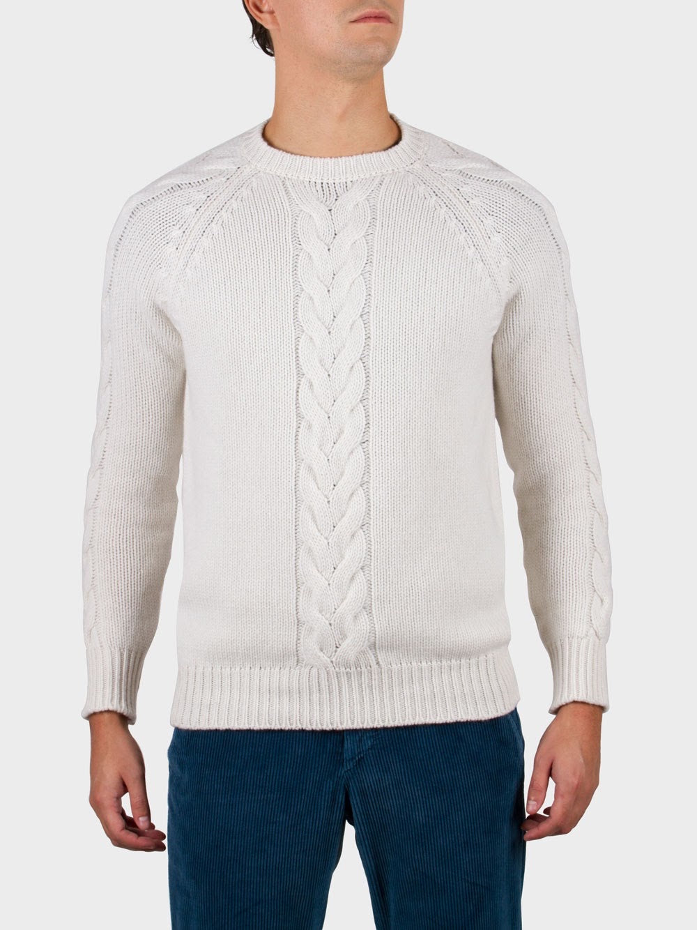 Кашемировый свитер с тесьмой — изображение 3