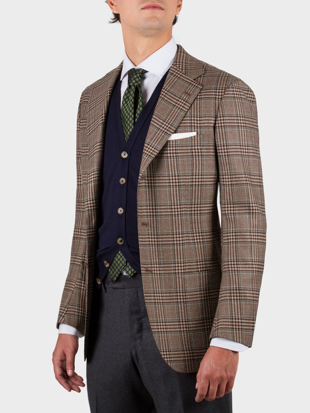 Однобортный пиджак из шерсти — изображение 2