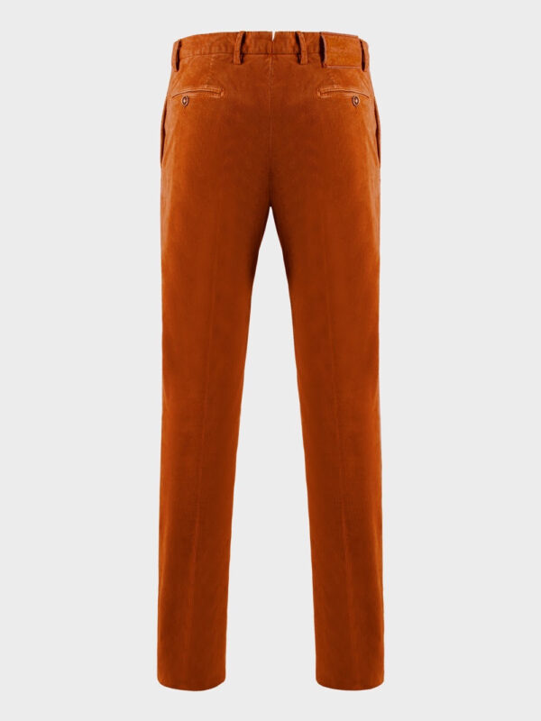 Бархатные брюки 500 в полоску