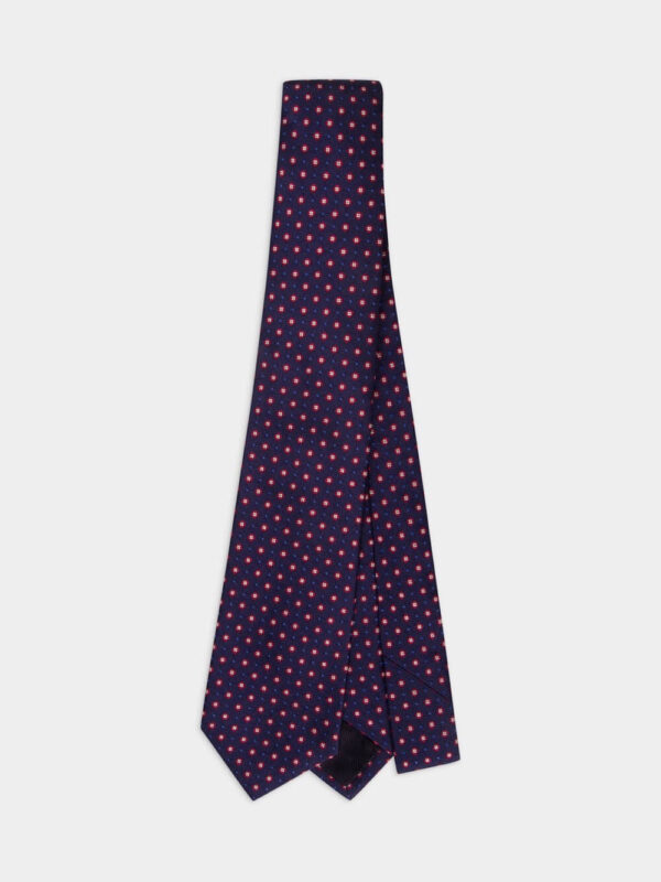 Шелковый галстук на подкладке